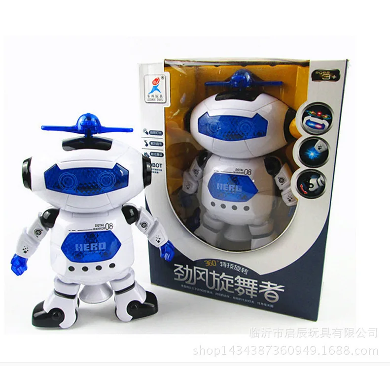 Новинка 2016 Электрический робот-Танцевальный аппарат с поворотом на 360 градусов