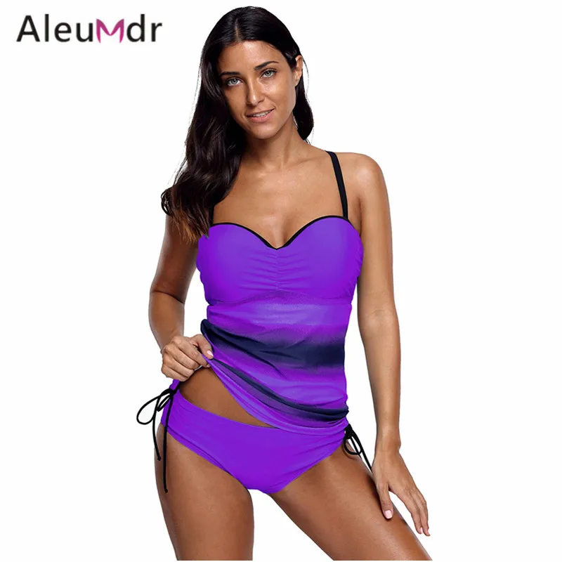 Aleumdr купальный костюм для женщин сексуальный пуш ап мягкий бюстгальтер танкини