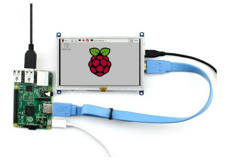 5 дюймов Raspberry Pi ЖК дисплей Дисплей на тонкопленочных транзисторах