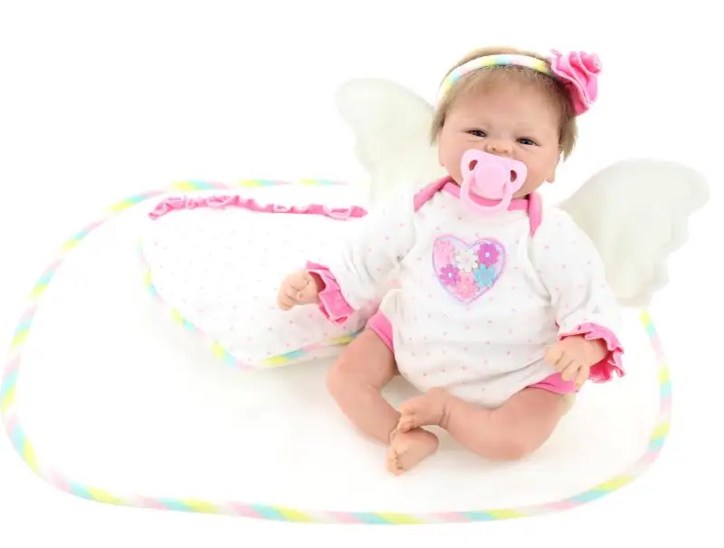 

Baby-reborn doll toys 42cm Silicone reborn babies children new year gift present bonecas