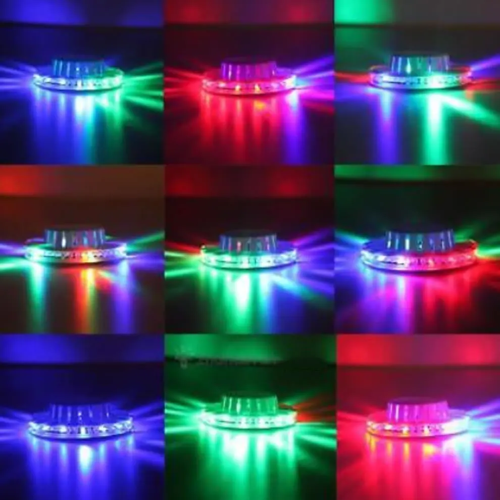 SPLEVISI Sunflower 48LED Авто вращающийся LED RGB сценический свет для бара вечеринки диско DJ