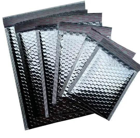 8 размеров 11x1 3 см/23x30 см 40 шт Серебряный Мягкий Конверт для доставки металлический