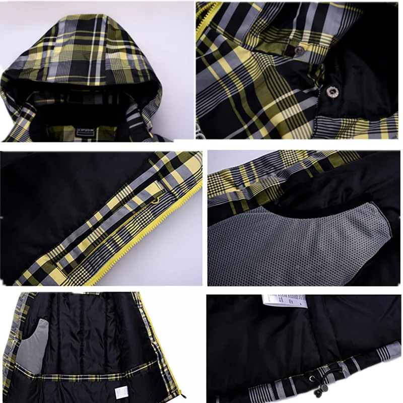 Saenshing Обувь для мальчиков девочек Лыжная куртка зимняя Водонепроницаемый