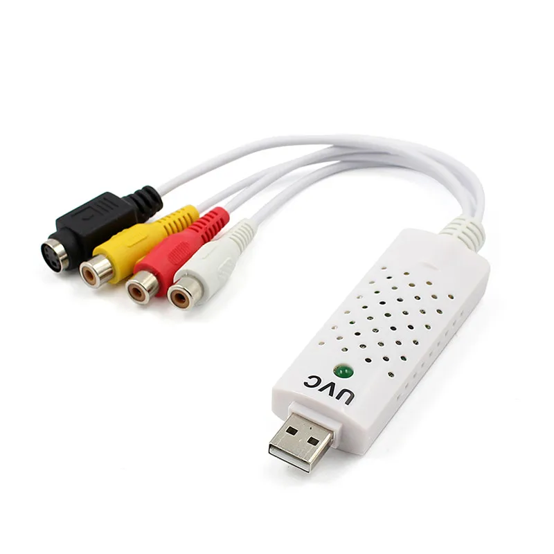 1 шт. портативный USB 2 0 Easycap Аудио Видео Захват карты адаптер VHS на DVD видео для