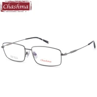 chashma gentlemen pure titanium brand design lenses optics quality frames male eyeglasses spectacles