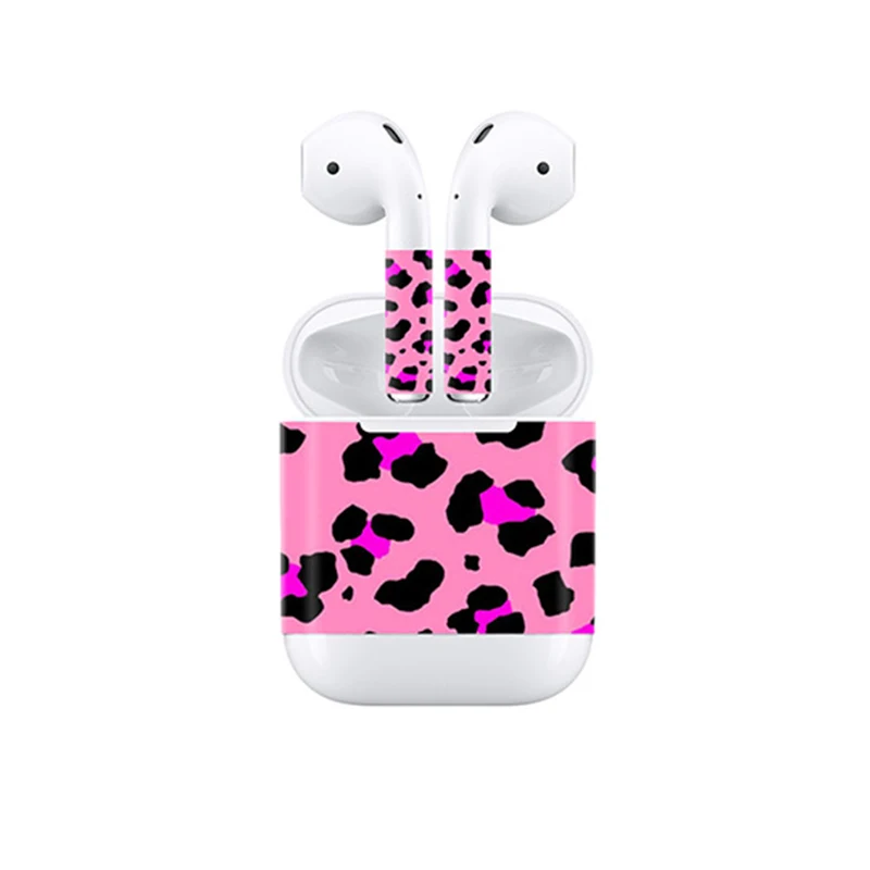 Синий Индивидуальный дизайн виниловая обертка для Apple AirPods Skins Защитная обертка s Наклейка на весь корпус наклейка 3M Водонепроницаемая пленка с защитой от царапин - Цвет: Синий