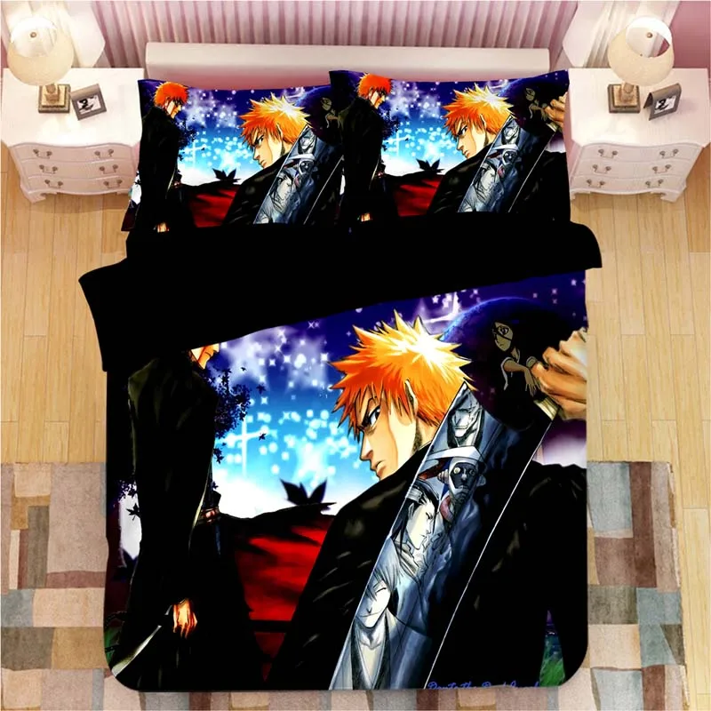 22 BLEACH Kurosaki Ichigo Комплект постельного белья, пододеяльник, наволочки, мультяшное аниме одеяло, Комплект постельного белья s, постельное белье, постельное белье(без простыни - Цвет: 22