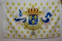 royal standard of the king of france 1643 1765 ensign flag hot sell good 3x5ft 150x90cm banner brass metal holes