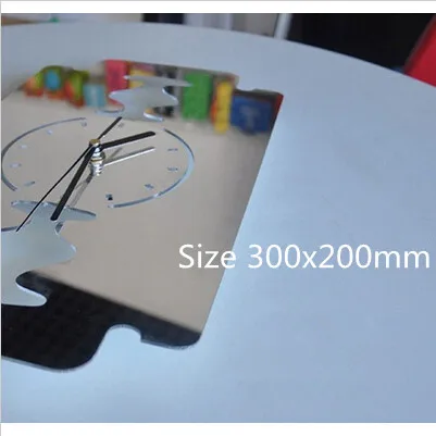 Новые акриловые зеркальные кварцевые часы настенные современный дизайн большие