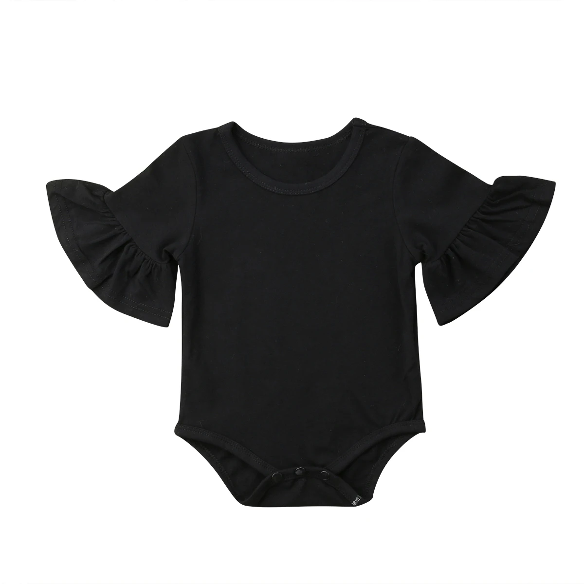 

Cute Newborn Baby Girl Clothes Bodysuits Jumpsuit Short Sleeve Ruffles Cotton Outfits Sunsuit Clothing Baby Girl 0-24M