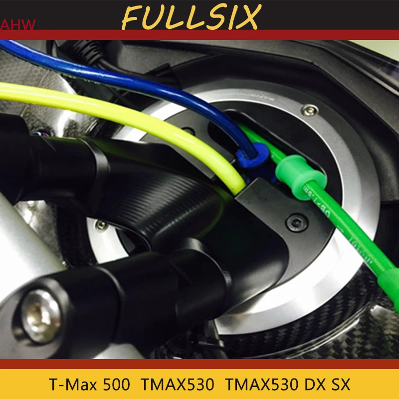Аксессуары для мотоциклов T-Max комплект RISER POUR GUIDON для YAMAHA TMAX 500 2008 2012 TMAX 530 12-18tmax 530 dx sx