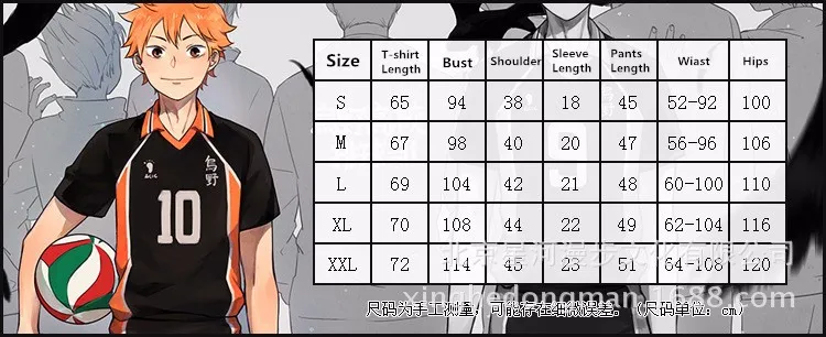 Волейбол для подростков косплей горячие аниме стили Karasuno старшая школа костюмы