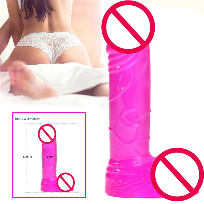 Реалистичный фаллоимитатор TPE 4 5 дюйма Пенис с присоской огромный член секс