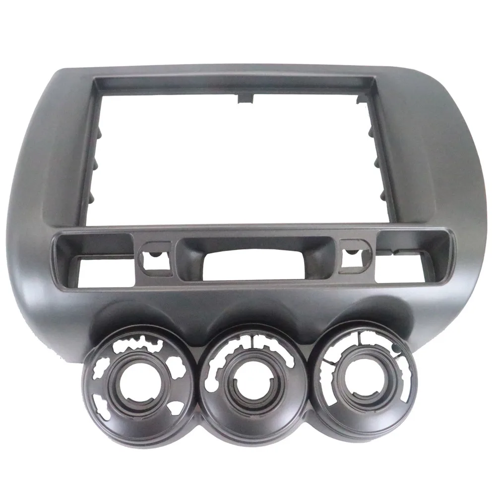 Автомобильный радиоприемник Fascia Frame Kit для HONDA Fit Jazz City 2002 2008 (ручной AC RHD) Audio Bezel Facia
