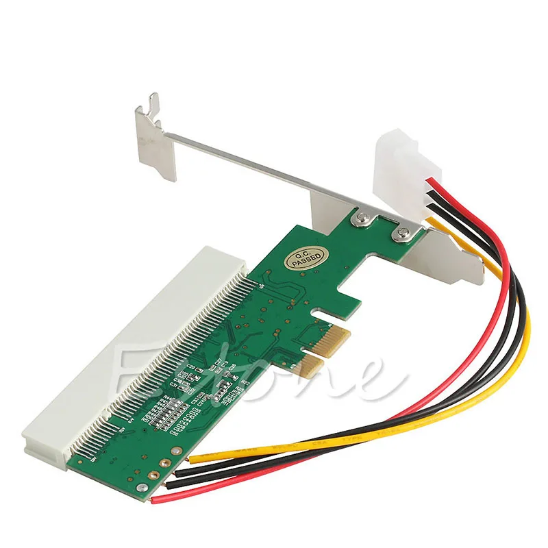 Адаптер преобразователя шины BGEKTOTH 4-контактный PCI-Express PCI-E в PCI | Компьютеры и офис