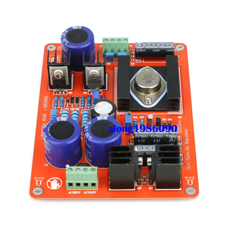 DIYERZONE Высокое напряжение + нить Регулируемая плата питания для трубки Preamp DIY L12