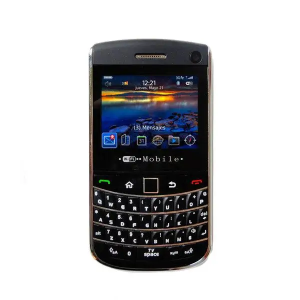 Мобильный телефон с двумя sim-картами 9700. Teclado QWERTY клавиатура. Бесплатная доставка |