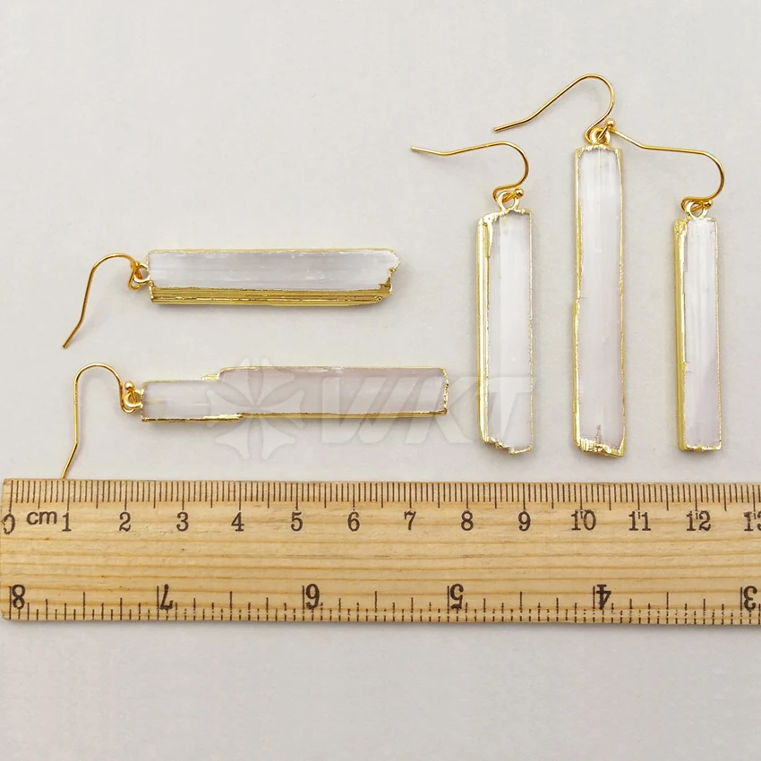 Женские длинные серьги-гвоздики с золотистой отделкой 5 шт./лот | Украшения и