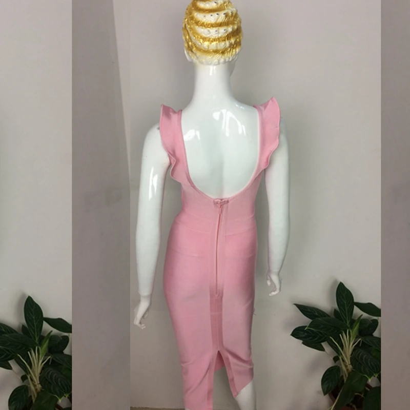 Лето 2019 г. пикантные розовый черный спинки Элегантный для женщин без рукавов