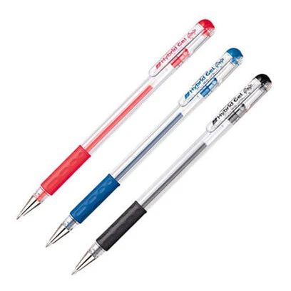 

5pcs/lot premium 0.6mm gel pen high quality fashionable smooth writing gel pen 3 colors option Japan Pentel K116