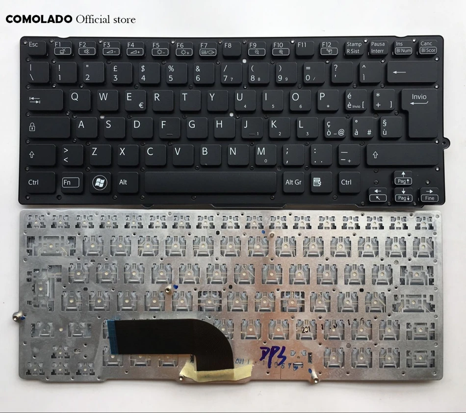 Итальянская Клавиатура для ноутбука Sony Vaio VPC-SD VPC-SA SB SD black без рамки | Компьютеры и