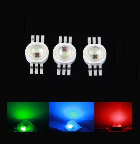 Светодиодные шарики SMD 6Pin высокой мощности 1 шт. 3 Вт красный зеленый синий RGB|smd