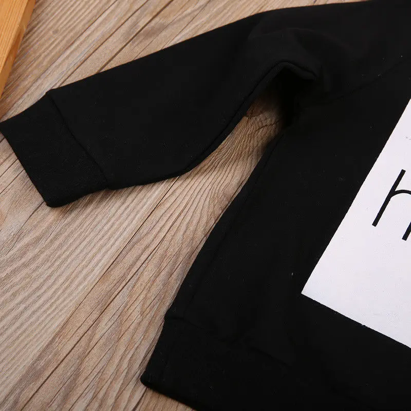 Футболка для маленьких мальчиков и девочек Детский костюм серый черный цвета