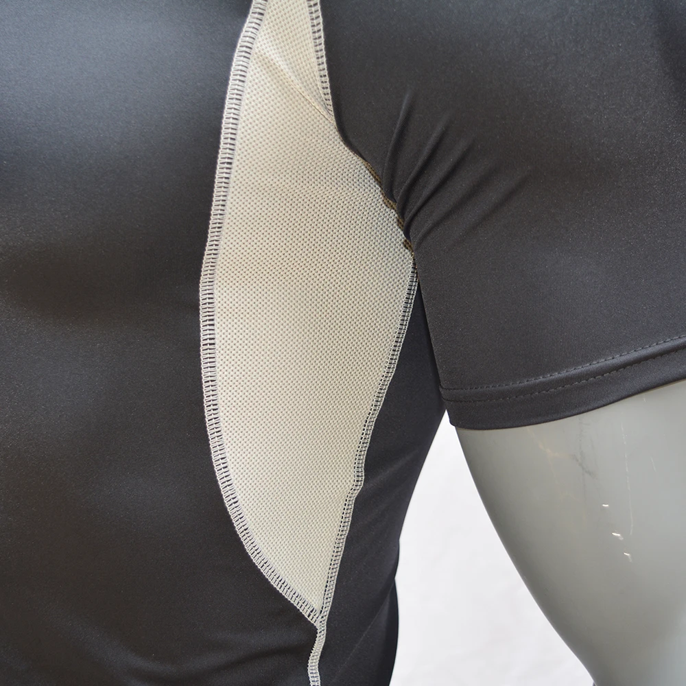 Подводная рыбалка черный/дышащий Surf UPF 50 Рашгард рубашка короткий рукав Серфинг Дайвинг костюмы купальники УФ Рашгард для плавания