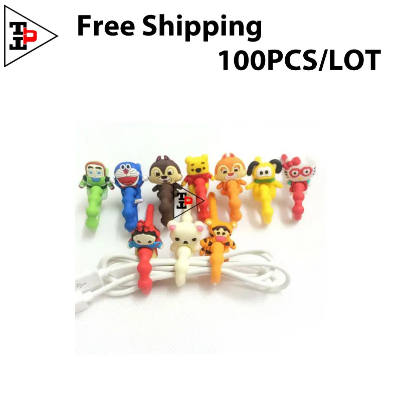 Новое поступление намотки кабеля мультфильм кабель протектор shippping от shenzhen к США