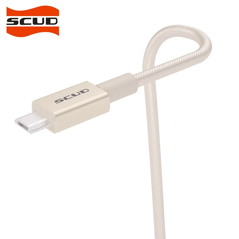 Champagne gold Скад Кабель Micro-USB для Мобильный телефон USB кабель Micro USB зарядный Дата кабель передачи мобильный телефонный кабель для зарядки и передачи данных для USB микроустройства - Цвет: Champagne gold
