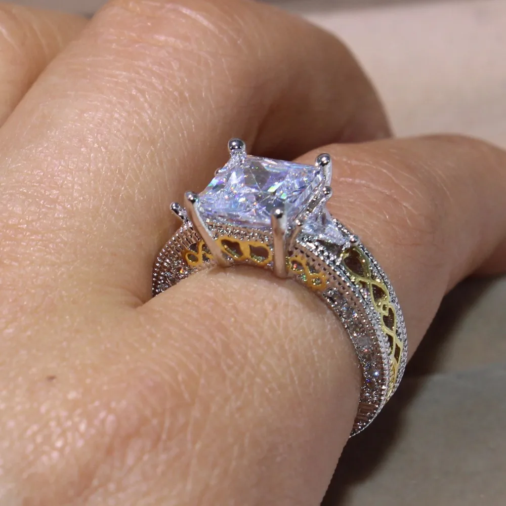 Роскошные модные ювелирные изделия Victoria Square из стерлингового серебра 925 пробы с