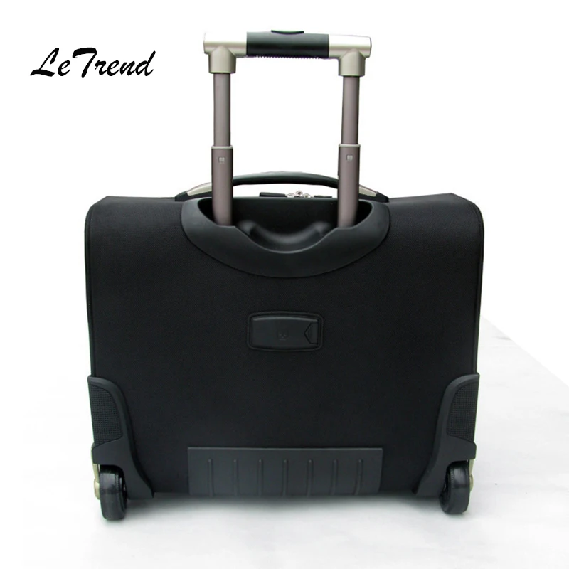 Letrend Business Leisure Rolling Luggage Casters Oxford Trolley 18 inch Women Carry On Wheels Suitcases Travel Bag Men | Багаж и сумки