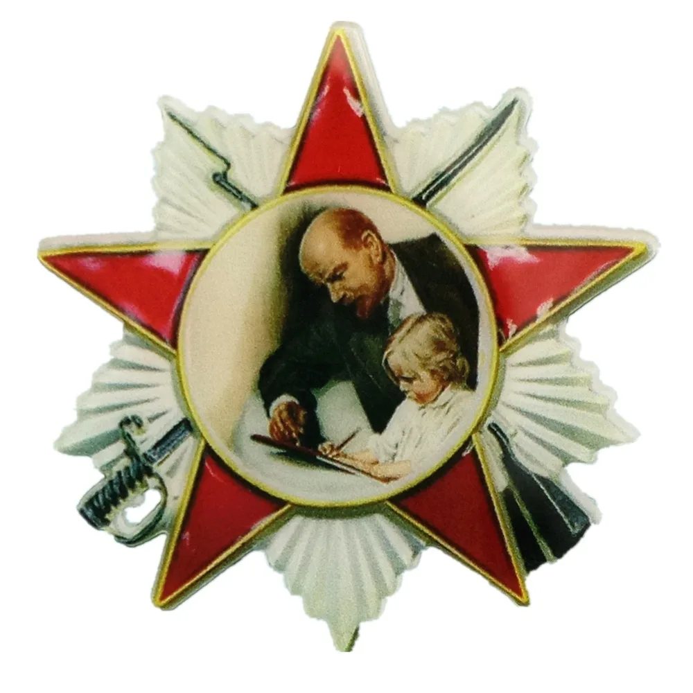 CCCP Ленин акриловый значок Россия творческая Одежда брошь пластик советский