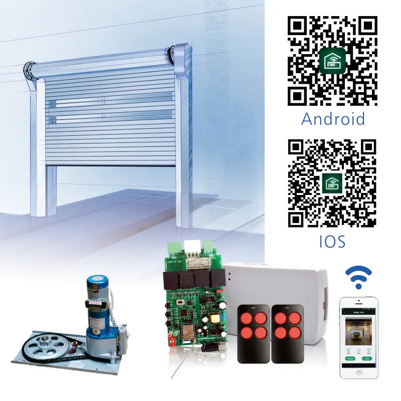 433 92 MHZ SAFEMATE IOS &amp Android app Rolling двигатель со стороны заслонки controller kit | Электроника