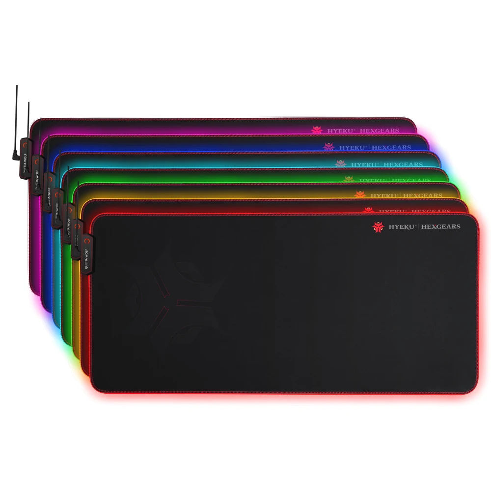 Hexgeards GP102 RGB игровая мышка со светодиодной подсветкой Pad 780*5*355 мм вязаный край