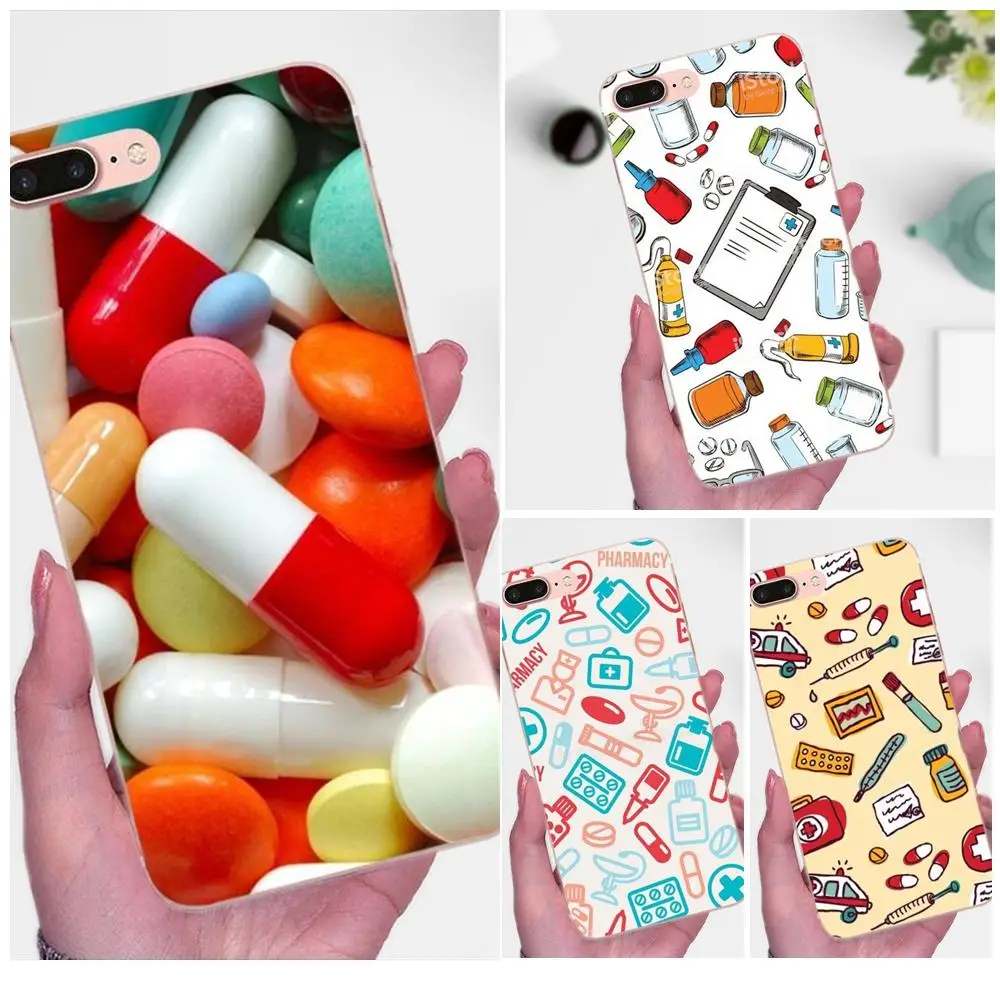 Медицинские таблетки для LG G4 G5 G6 K4 K7 K8 K10 2017 V10 V20 V30 Stylus Nexus 5 5X G2 G3 mini spirit Мягкий ТПУ