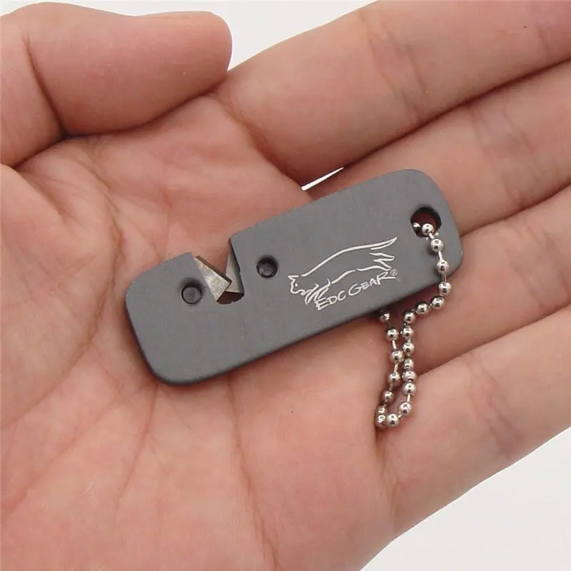 knife grind stone grinder pocket outdoor grindstone sharpen kitchen multi tool polish hone sharpener whetstone mini EDC gear | Инструменты
