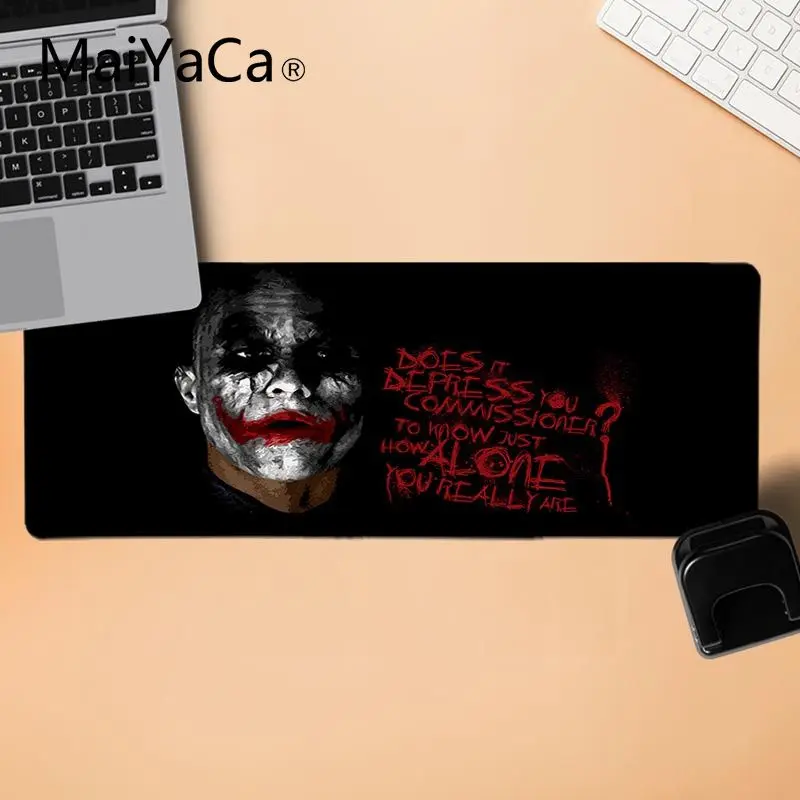 MaiYaCa игровой коврик для мыши подарок для мальчика коврик для мыши Джокер Темный коврик для мыши геймерская игра коврики для ноутбука игровой коврик для мыши