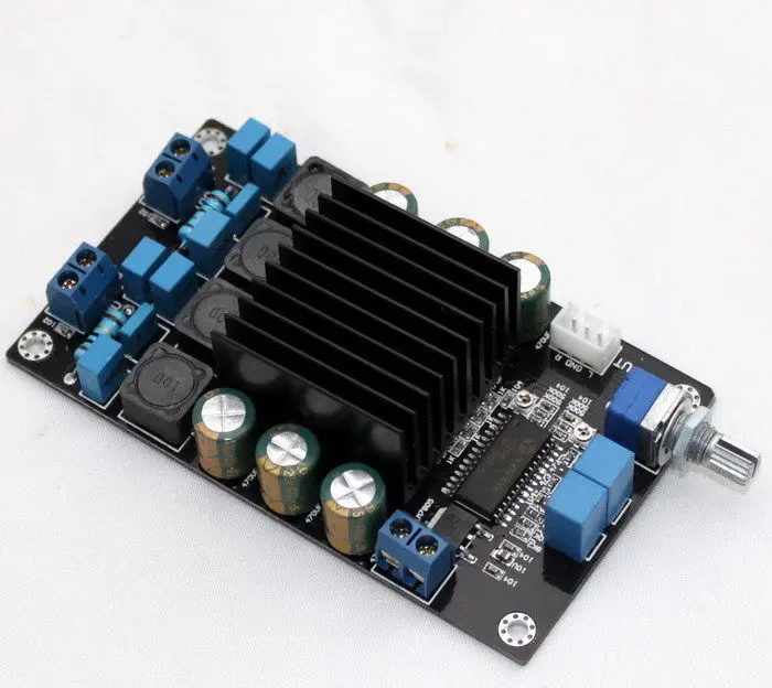 STA508 amplifier board 2.0 channel class D TC2000 80W + for car with Potentiometer better TA2024 TA2020 dc 24v | Электронные