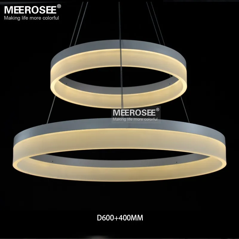 Светодиодная люстра светильник в виде кольца современная светодиодная