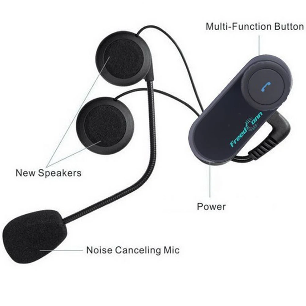 T-COMOS Hands-free наушники 100 м Bluetooth переговорные мотоциклетный шлем гарнитура стерео