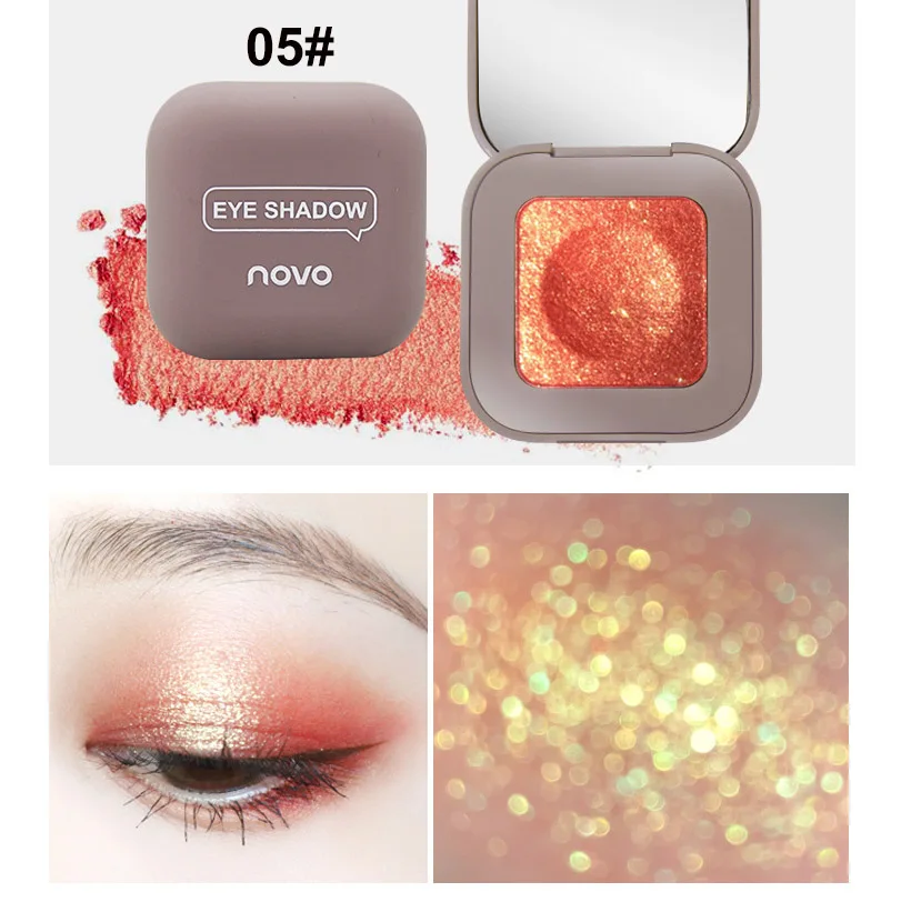 05 Блестящие тени для век Galaxy Makeup Palette Shimmer Matte Eye shadow Palette Shine Diamond Eyeshadow Powder Pigment Cosmetics - Цвет: 05