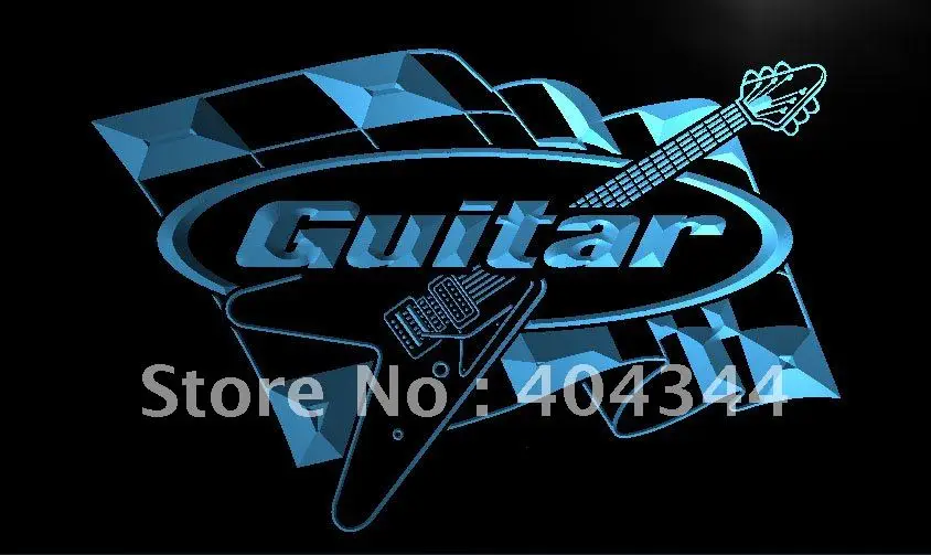 

LK553- Guitar Racing Contest Display NR LED Neon Light Sign
