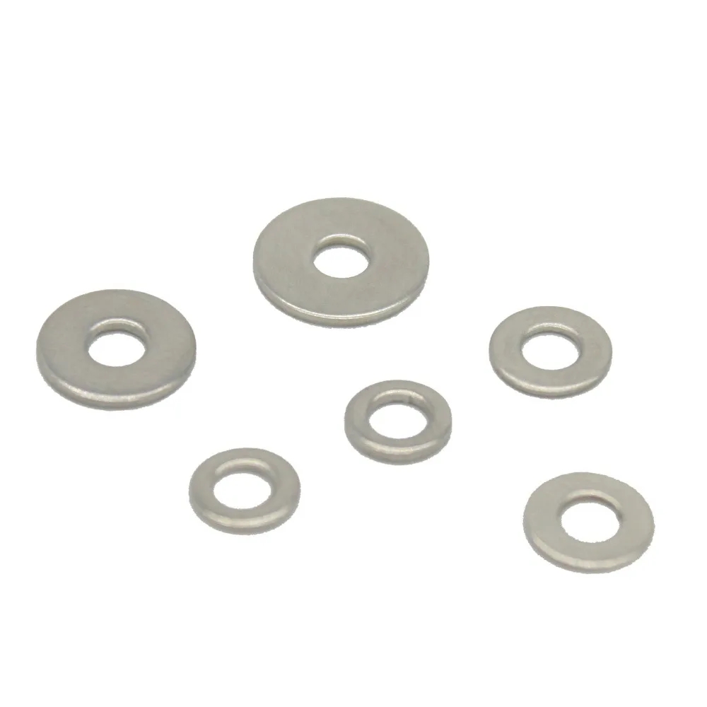 100pcs/lot M3x6x0.5 Flat Washers A2 Grade Stainless Steel Plain Washer Standard Metric | Обустройство дома