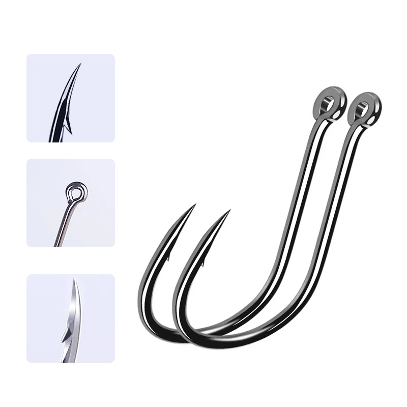 GUGUFISH 100 шт./лот #1 #15 рыболовный крючок из высокоуглеродистой стали рыболовные