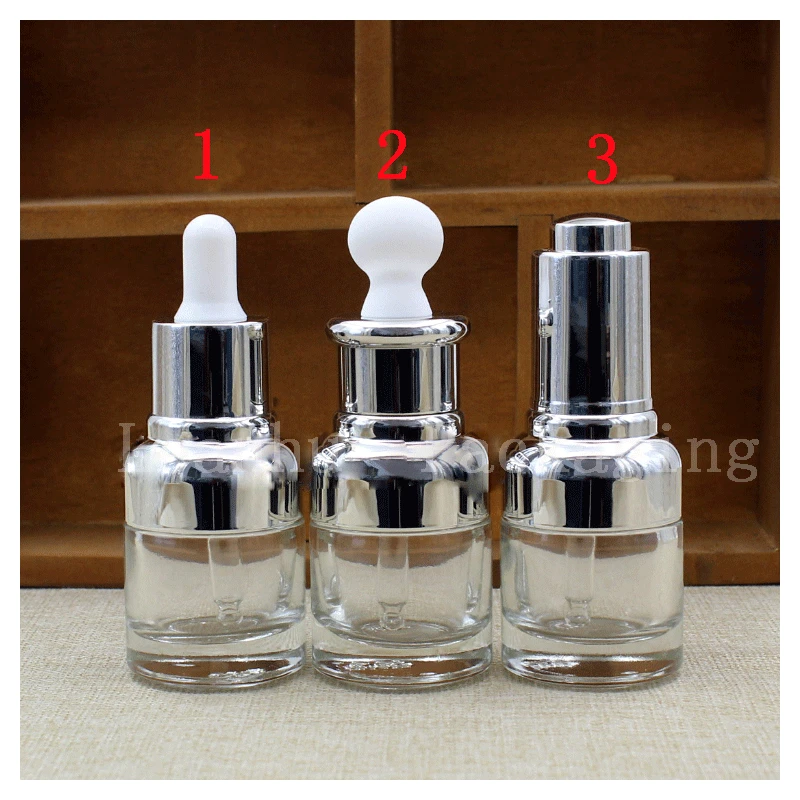 Флакон-капельница 20 мл высококачественные прозрачные стеклянные бутылочки для