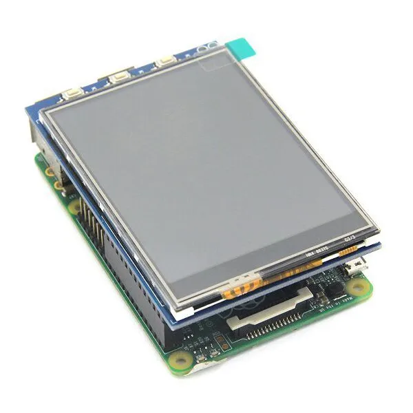 Бесплатная доставка 2 8 дюймовый сенсорный ЖК дисплей TFT для Raspberry Pi B + A pi 3|screen for