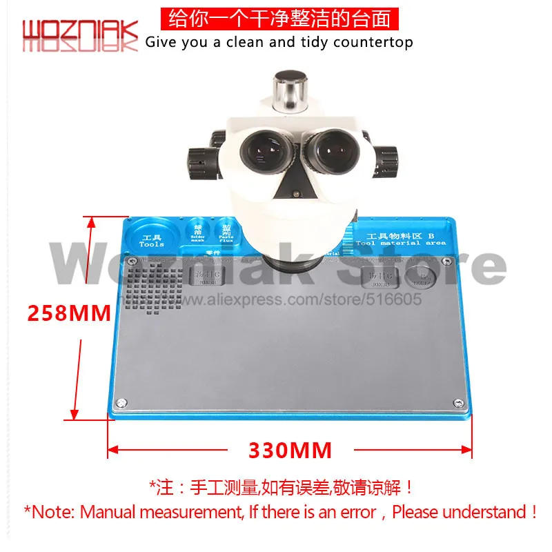 WL Алюминиевый сплав Подставка для микроскопа высокая термостойкость