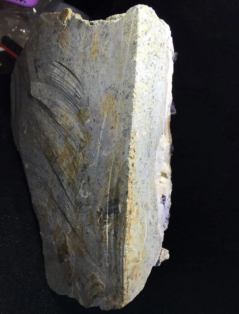 2580 г натуральная кубическая фиолетовая флюоритовая Хрустальная кластерная