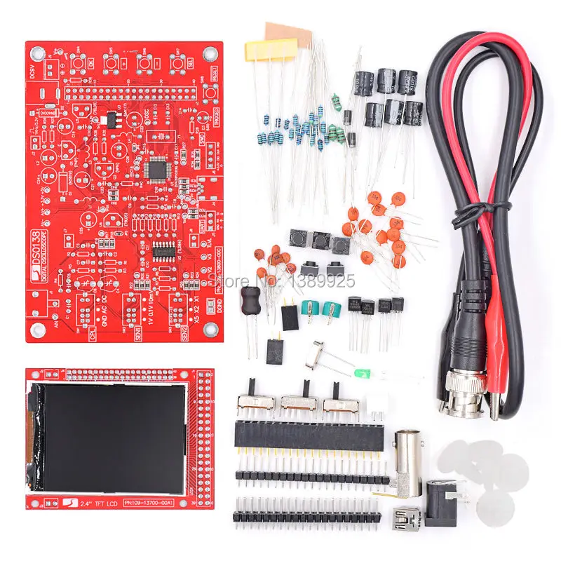DSO138 DIY Набор цифрового осциллографа SMD припаянная версия 13803K|smd soldering|kit diydiy kit |